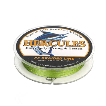 100M 109Yds Army Green 10lb-420lb HERCULES PE Braided Fishing Line 12 Strands
